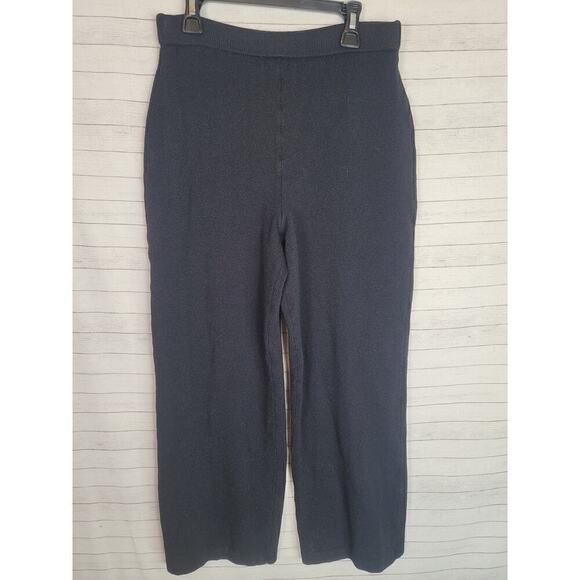 ST. JOHN BASICS PULL ON KNIT ANKLE PANTS IN BLACK, SZ 4 - Picture 2 of 14